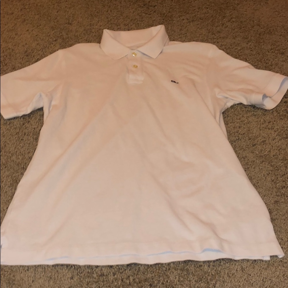 Vineyard Vines men’s white polo